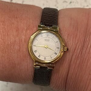 Seiko Gold and Black Smartwatch